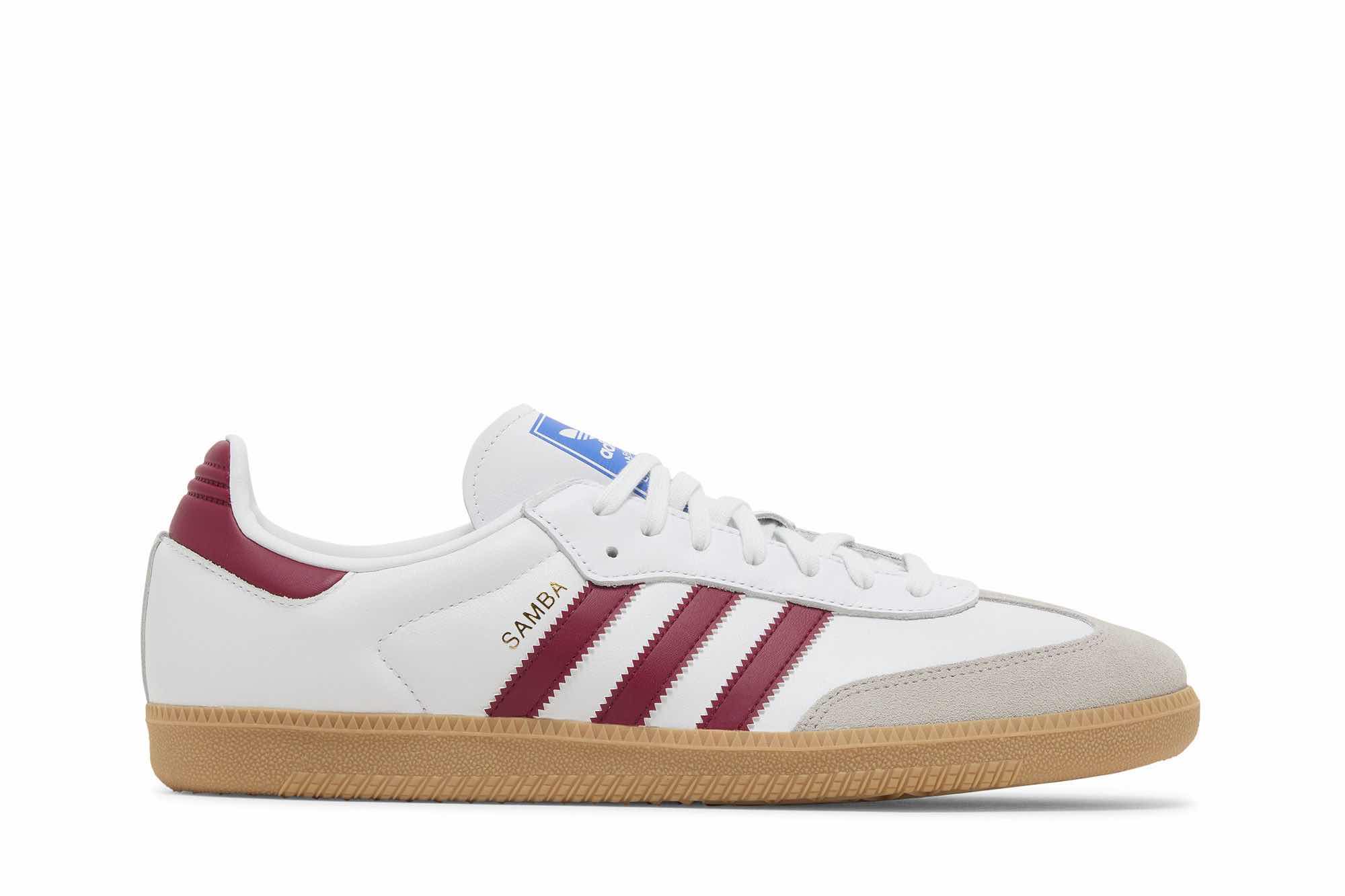 Adidas Samba OG 'White Burgundy Gum' IF3813 Adidas Samba OG 'White Burgundy Gum' IF3813 - Image 1