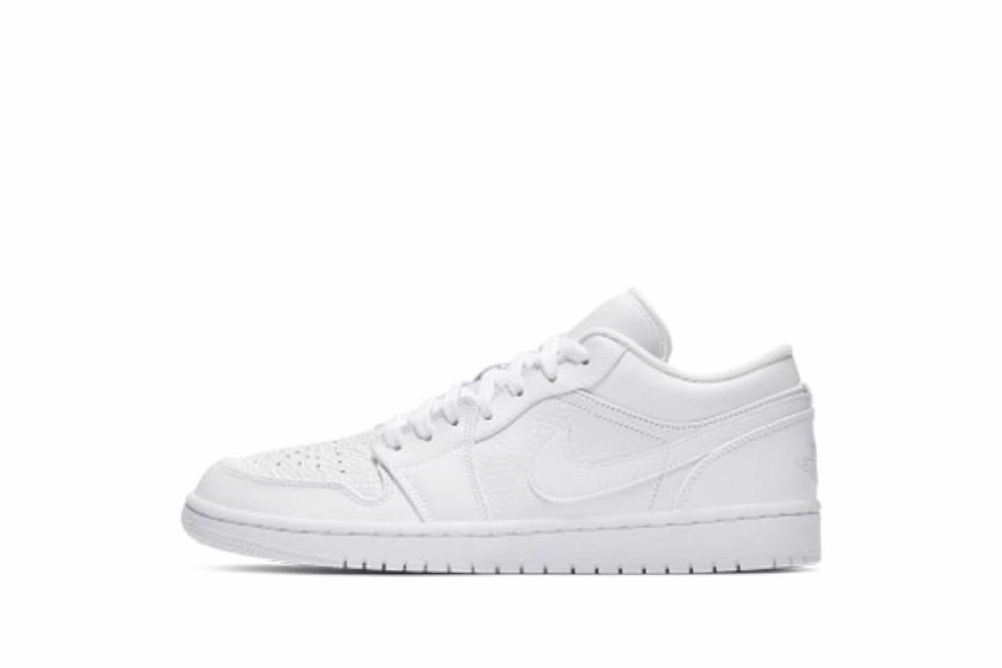 Air Jordan 1 Retro Low 'Triple White' 553558-111 Air Jordan 1 Retro Low 'Triple White' 553558-111 - Image 1