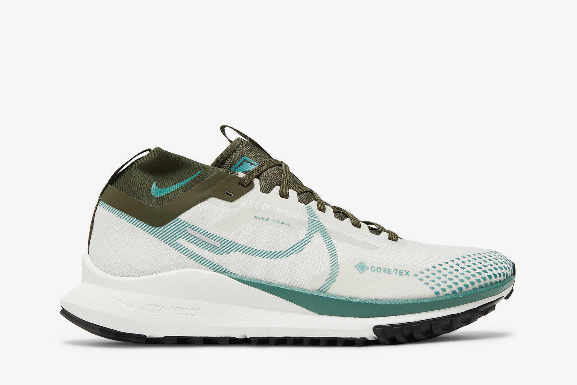 Nike React Pegasus Trail 4 GTX 'Light Bone Cargo Khaki' FB2193-001 Nike React Pegasus Trail 4 GTX 'Light Bone Cargo Khaki' FB2193-001 - Image 1